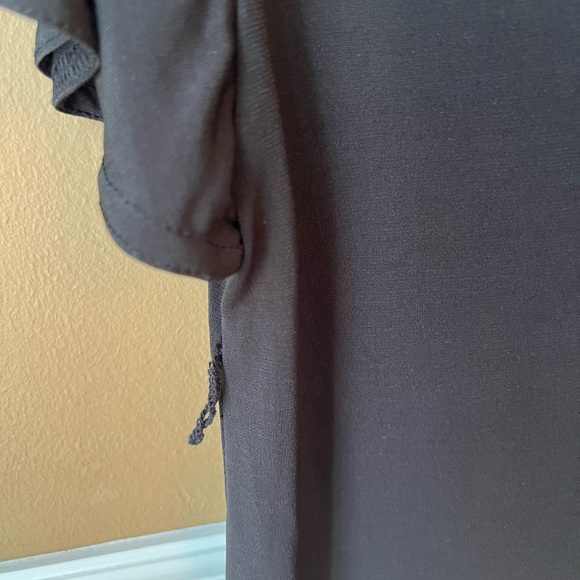 Spense Black Dress with Silver Embellishments Size 6 - Picture 3 of 6